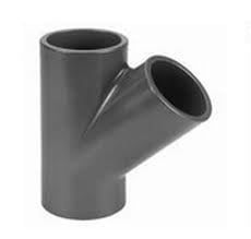 Raccordo a Y in PVC grigio