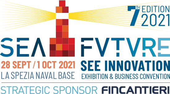 Locandina SeaFuture 2021, La Spezia, 28 settembre - 1 ottobre