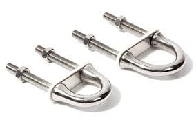 Staffe a U in acciaio inox con dadi