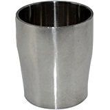 Riduzione conica in acciaio inox lucido