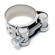 Fascetta stringitubo in acciaio inox a bullone