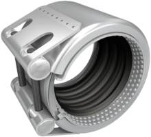 Giunto Straub Combi Grip in acciaio inox con guarnizione in gomma