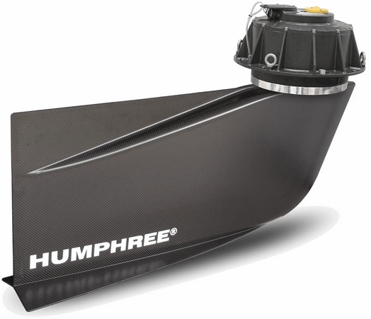 Pinna stabilizzatrice Humphree in carbonio con attuatore