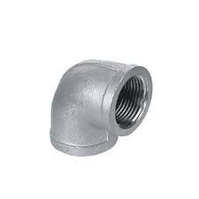 Gomito filettato a 90 gradi in acciaio inox