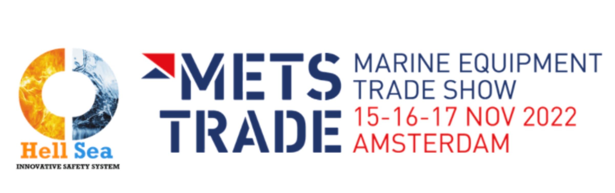 Banner METS Trade Amsterdam 2022 con logo Hell-Sea