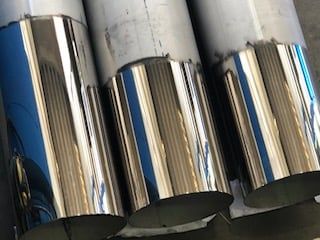 Tubi in acciaio inox lucidato